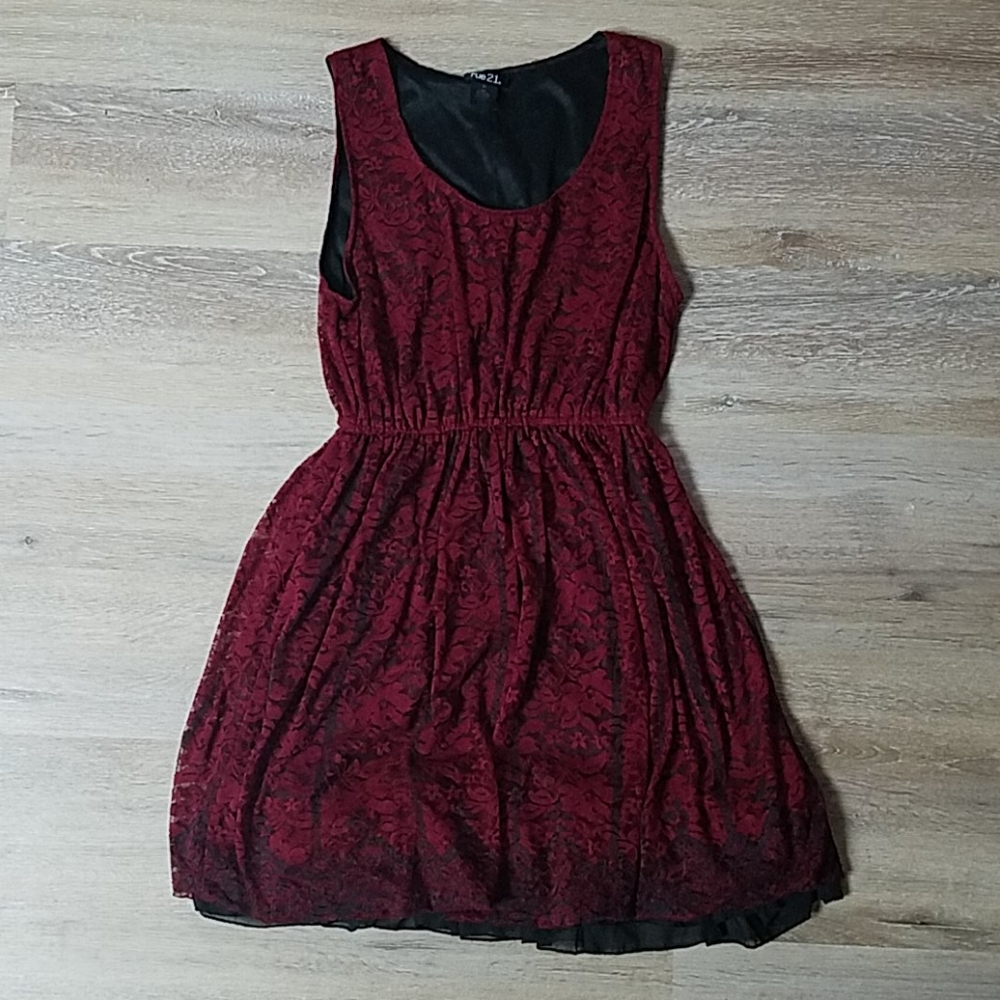Red Laced Dress